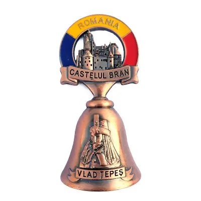 Castelul bran, vlad tepes, magnet clopotel , model 1174e